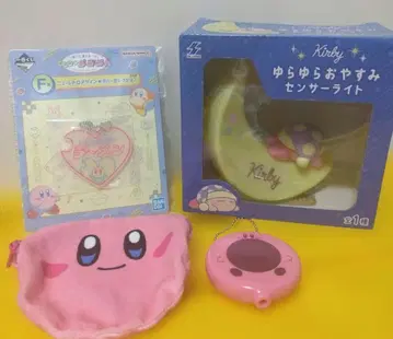 별의 커비 흔들흔들 안심 센서 라이트 페이스 파우치&키링