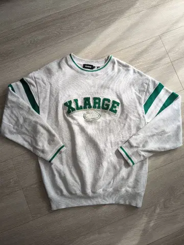 [ 새상품급 ] XLARGE 그레이/그린 트레이닝복 M