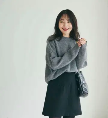 [ 새상품 ] 베이스먼트온라인 치마바지 S 그레이