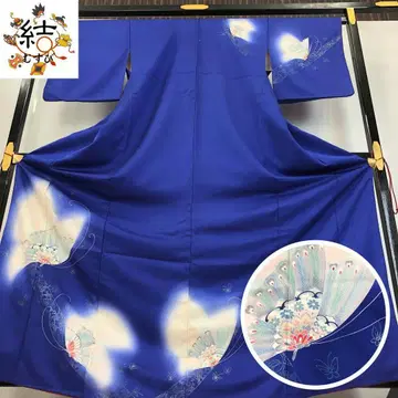 MK-1694 츠케사게 그라데이션 나비 톨 사이즈 파란색