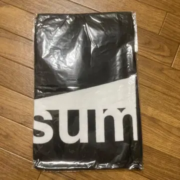 [ 미개봉 ] sumika 로고 타월 블랙