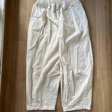 prit 코튼 밑단 다트 팬츠 와이드 팬츠