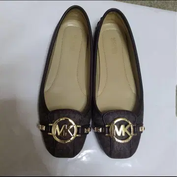 Michael Kors 브라운 플랫슈즈 MK 23.0cm