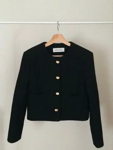 한국 ANDYOUROWN 트위드 자켓 블랙