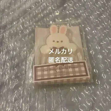 후쿠야 캔뱃지 아크릴 프레임 애니멀 토끼