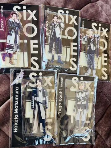 SixTONES 아크릴 스탠드 세트