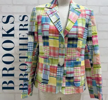 새상품급 BROOKS BROTHERS 346 테일러드 자켓 패치워크