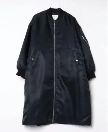 블랙 롱 MA-1 자켓