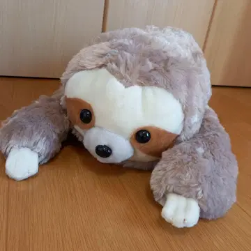 나른한 나무늘보 토로린쵸 울트라BIG 봉제 인형 그레이 베이지