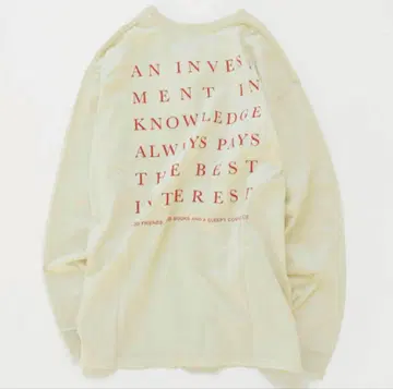 TODAYFUL 크림색 긴팔 T셔츠