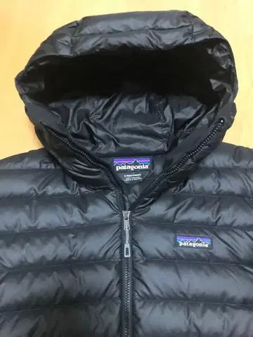 새상품급 Panasonic 파타고니아 다운 스웨터 후디 블랙 S