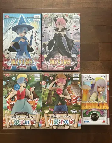 리제로 피규어 에밀리아 렘 라무 Re:제로