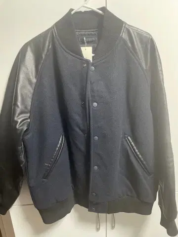 네이비 바시티 자켓 XL 사이즈