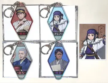 메이지 마을 x 골든 카무이 오로라 아크릴 키링 포토 카드