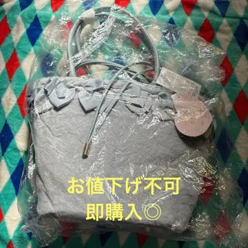 즉시 구매 아오키 미사코 NlNA'S 온라인 한정판 리본 포함 퍼 카고백