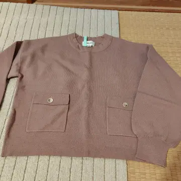 JILL STUART 핑크 긴팔 니트 스웨터 FR