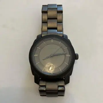 Fossil 블랙 아날로그 시계