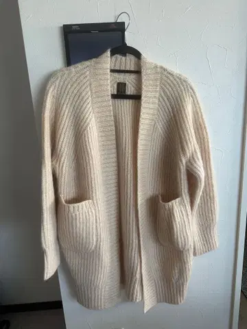 BATONER 슈퍼 키드 모헤어 가운 가디건