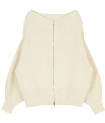 더블 지퍼 오버 사이즈 니트 풀오버