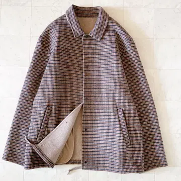 센스 오브 플레이스 L 체크 코트