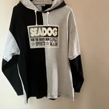 SEADOG 패널 디자인 후드티