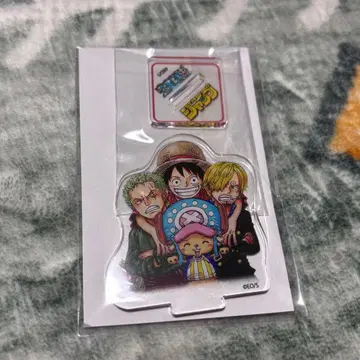 점프+ 응모자 전원 서비스 미니 아크릴 스탠드 원피스 루피