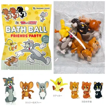 톰과 제리 프렌즈 파티 버블볼 피규어 7종 풀컴플리트
