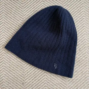 론 헤르만 네이비 리브 비니 캐시미어