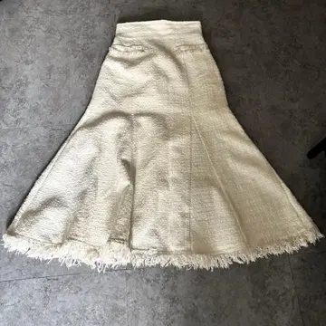 [ and Couture ] 팬시 트위드 머메이드 스커트 M