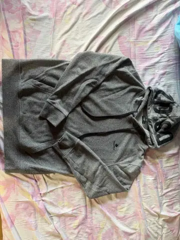 DSQUARED2 그레이 후드티 조거 팬츠 세트