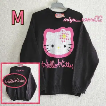 [새상품] 헬로키티 스웨터 M 50주년 오버 사이즈