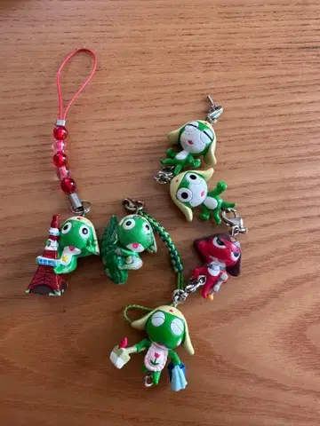 개구리 중사 케로로 스트랩 6개 세트