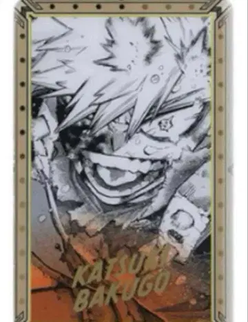 히로아카전 원화전 금박 클리어 카드 바쿠고 카츠키 3