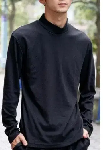 ASM 마이크로 스무스 모크넥 T셔츠 2장 세트