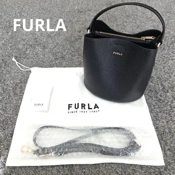 컨디션 최상 FURLA 블랙 숄더백 다나에 2way 미니