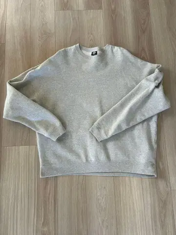 FREAK S STORE 빅 실루엣 맨투맨 그레이 사이즈 XL