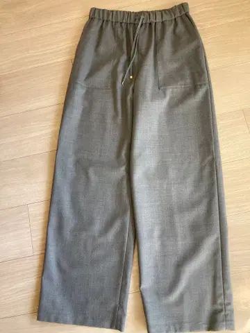 23구 내추럴 스트레치 삭소니 베이커 드로스트 팬츠