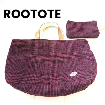 ROOTOTE 루트토트 토트백 퀼팅 체크 무늬