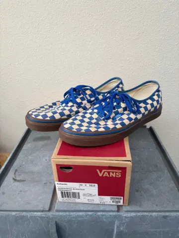 VANS Authentic 체크 무늬 스니커즈 us10.0 28cm
