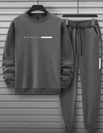 맨투맨 상하의 셋업 남성용 속기모 트레이닝복 팬츠 빅 사이즈