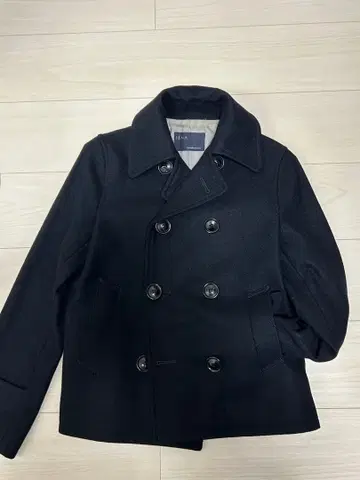 IENA 피코트 네이비 Size 36 울85% 캐시미어15%