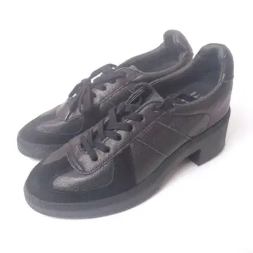 misumiso 스니커즈 저먼 트레이너 가죽 웨지솔 23.5