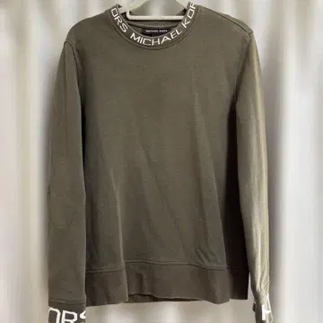 MICHAEL KORS 올리브 그린 맨투맨 XS