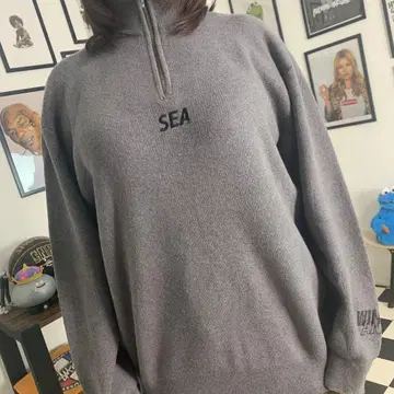 WIND AND SEA HALF ZIP KNIT