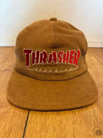 THRASHER CAP 트레셔 캡 코듀로이 베이지
