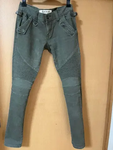 Cook jeans 스키니 팬츠 올리브 그린