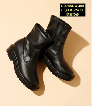 GLOBAL WORK 에어카루 우천 겸용 부츠