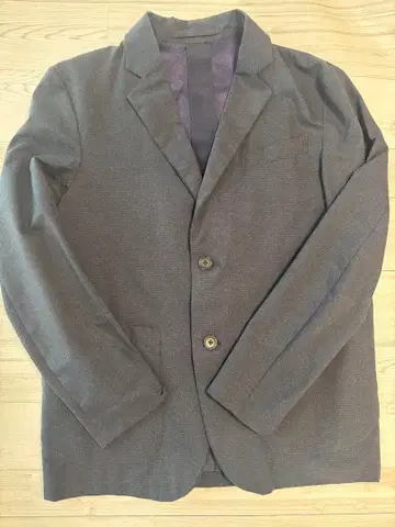 BEAMS LIGHTS 박스 자켓 S 네이비