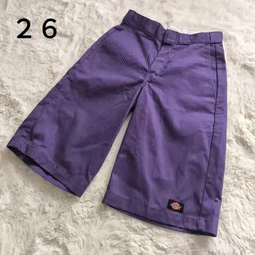라이브 스테디셀러 Dickies 보라색 숏팬츠