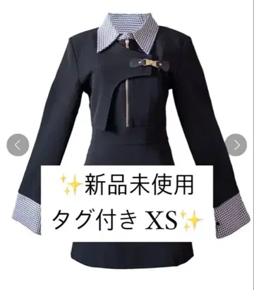 랜디 비대칭 버클 하운드 원피스